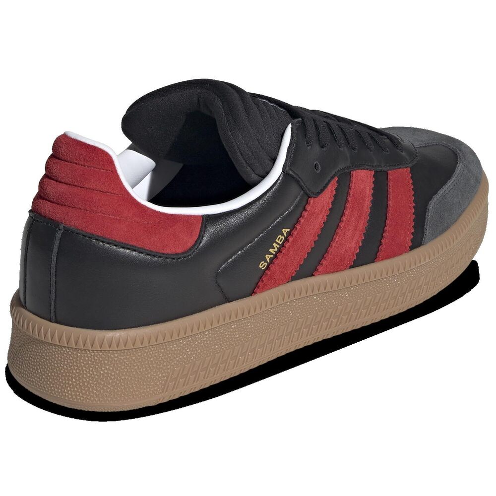 adidas Samba XLG Men Shoes, Core Black/Better Scarlet/Carbon, Size 9 - Picture 3 of 5